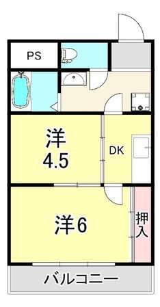 北青木ハイツの物件間取画像